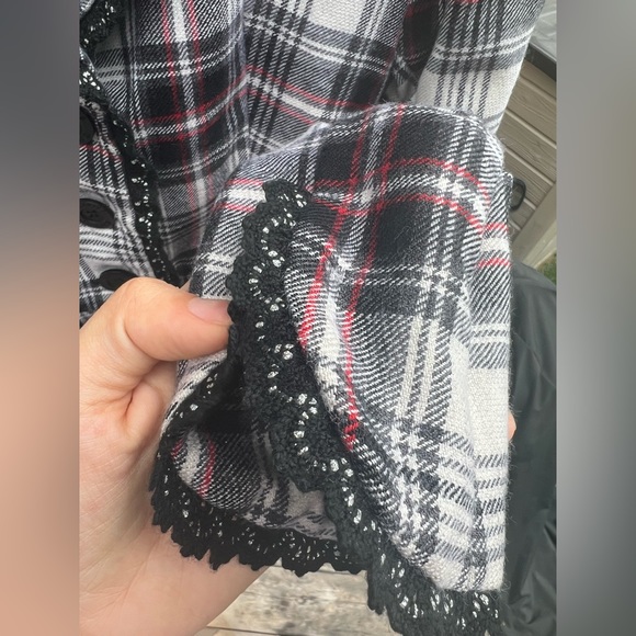 MOSCHINO JEANS Blazer Jacket Knit Black & White Women’s Size Small Made in Italy - Picture 13 of 16